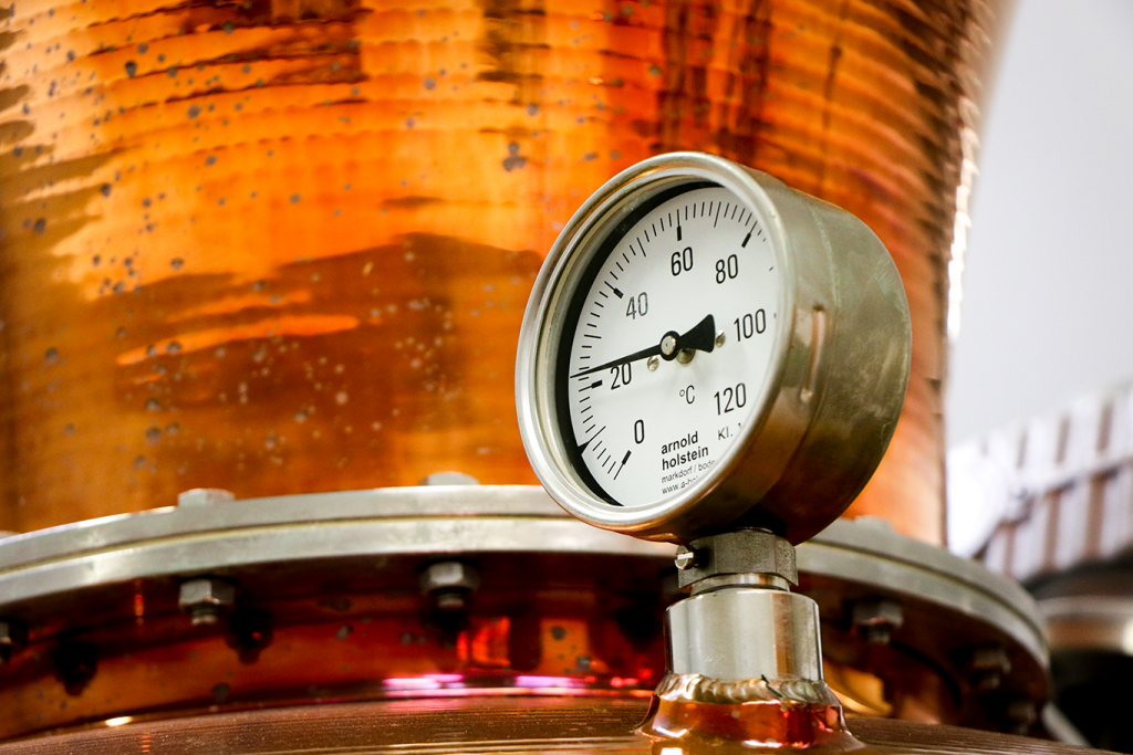 The Importance of the Thermometer Blue Bottle Gin Distillation